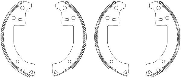 MINTEX MSK037: Zestaw szczęk hamulcowych Shoe Kit z cylinderkiem hamulcowym