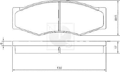 NPS N360N11: Piduriklotsid Esisild