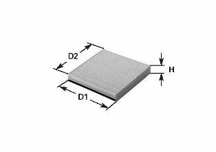 CLEAN FILTER NC2194: Pollenfilter Filterindsats