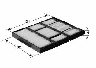 CLEAN FILTER NC2332: Filtrs, Salona telpas gaiss Filtra patrona