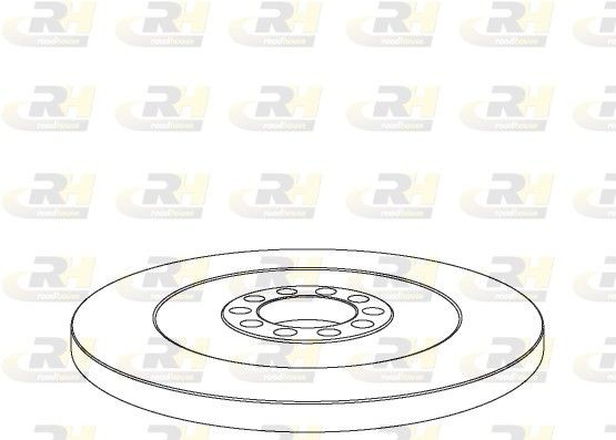 ROADHOUSE NSX1031.10: Disco de freno Heavy Duty Brake Discs Eje delantero, Ø: 374mm, macizo, Ø: 374mm