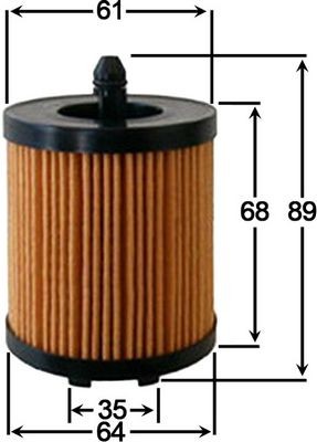 JS ASAKASHI OE902J: Eļļas filtrs