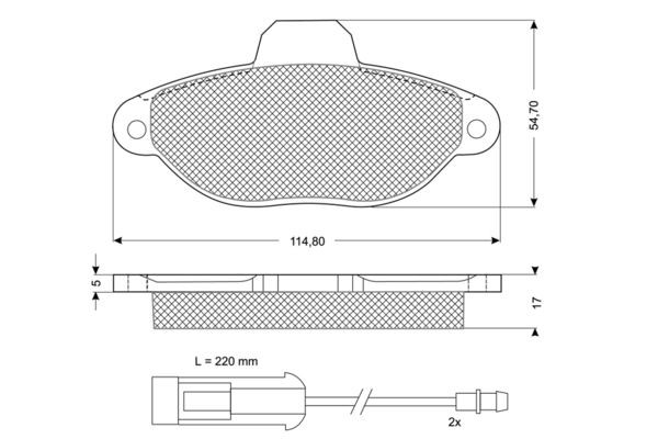PROCODIS FRANCE PF1072: Bremseklodser