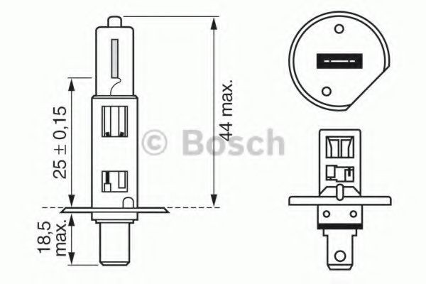 BOSCH 1 987 302 013: Λυχνία, μεγάλα φώτα 12V, 55W, H1