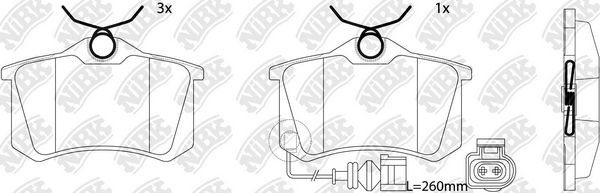 NiBK PN0019W: Piduriklotsid Tagasild