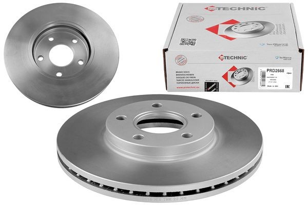 PROTECHNIC PRD2668: Piduriketas Ø: 278mm, sisemine õhutus, Ø: 278mm, värvitud