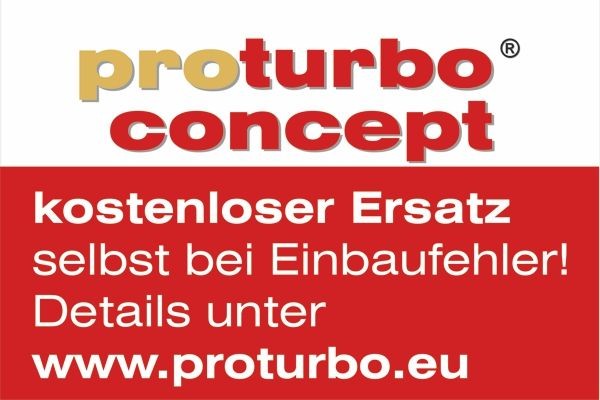 SCHLÜTTER TURBOLADER PRO-00180: Turboaggregat med påbyggnads-/fästmaterial, med oljetilledning, proturbo concept ® - KIT with ADVANCED GUARANTEE