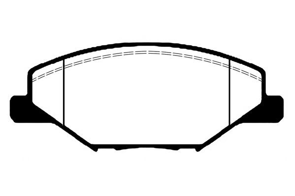 RAICAM RA.1071.0: Bromsbelägg framaxel