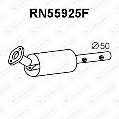 VENEPORTE RN55925F: Tahmafilter koos osadega