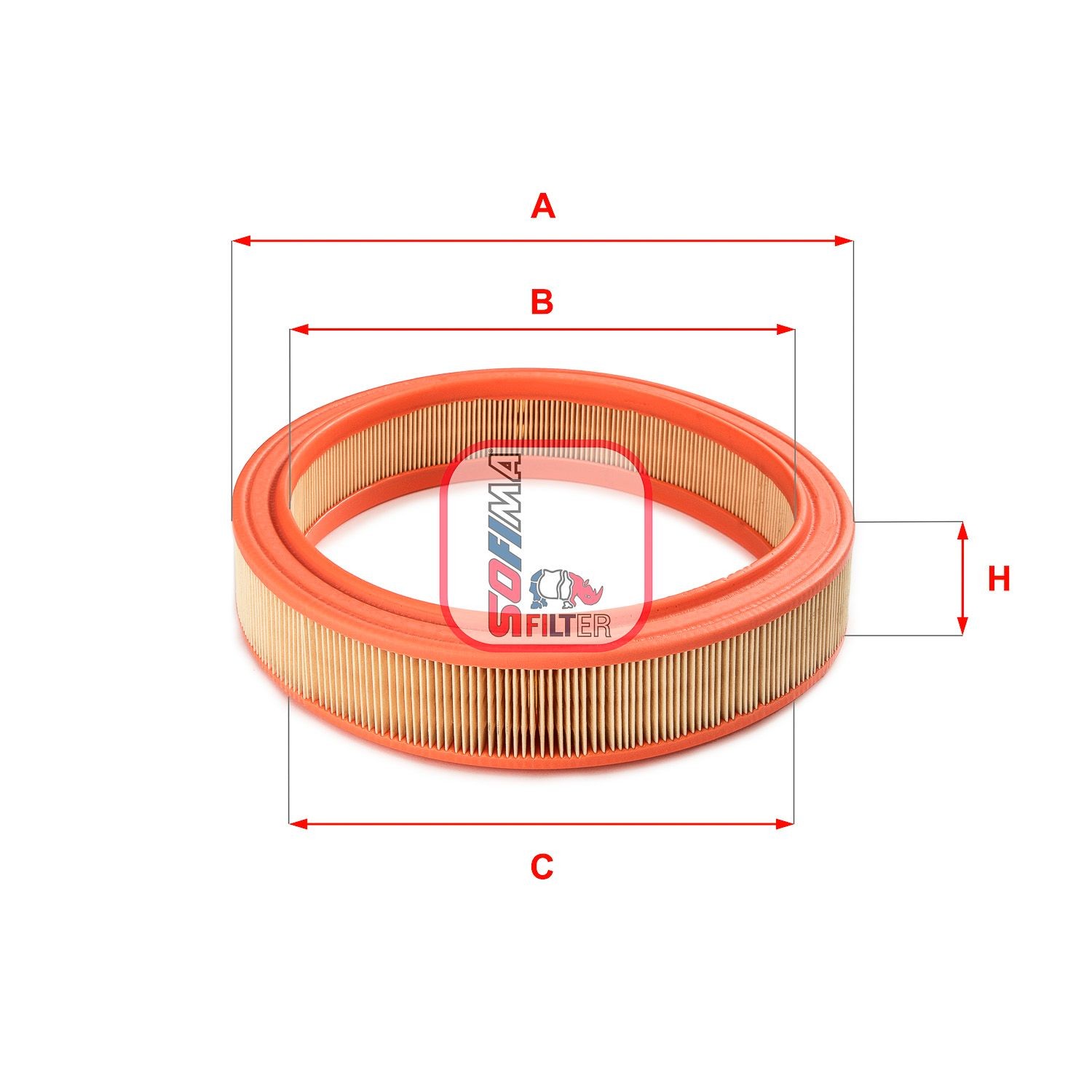 SOFIMA S 3381 A: Oro filtras