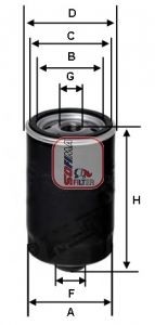 SOFIMA S 3462 R: Filtro olio con una valvola blocco arretramento