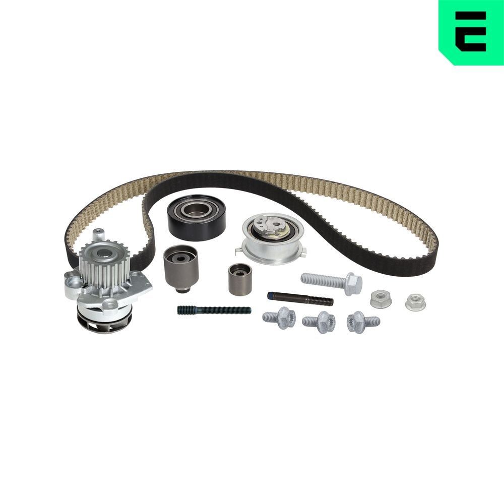 OPTIMAL SK-1695AQ1: Kit cinghia distribuzione, pompa acqua N° denti: 160, Largh.: 25mm, con pompa acqua