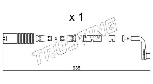 TRUSTING SU.205: Jarrupalan kulumisenilmaisin