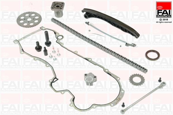 FAI AutoParts TCK6ST: Kamkedjesats Upptill, med kugghjul, med packningar