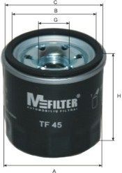 MFILTER TF 45 Ölfilter
