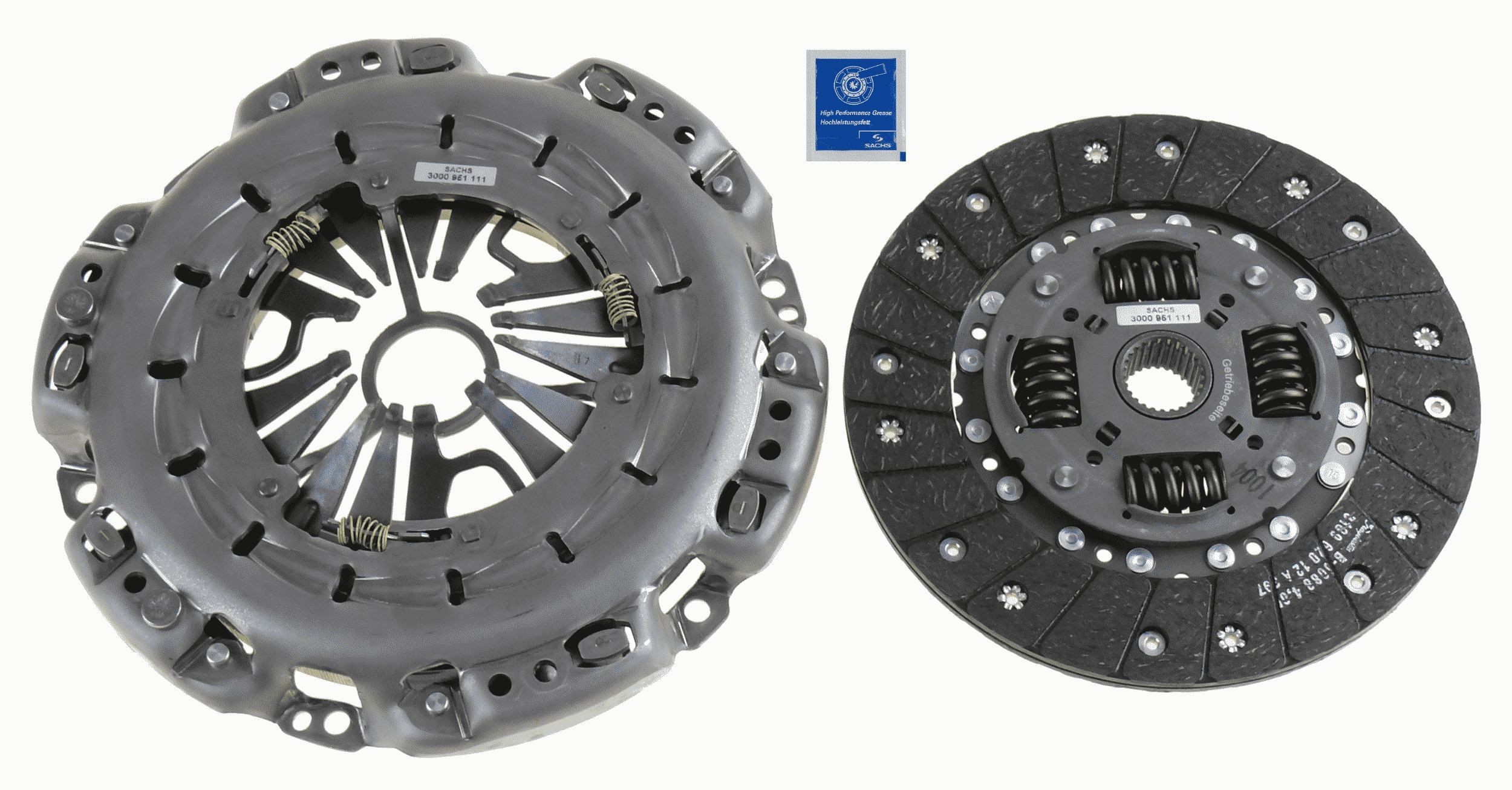 SACHS 3000 951 111: Kupplungssatz ohne Ausrücklager XTend