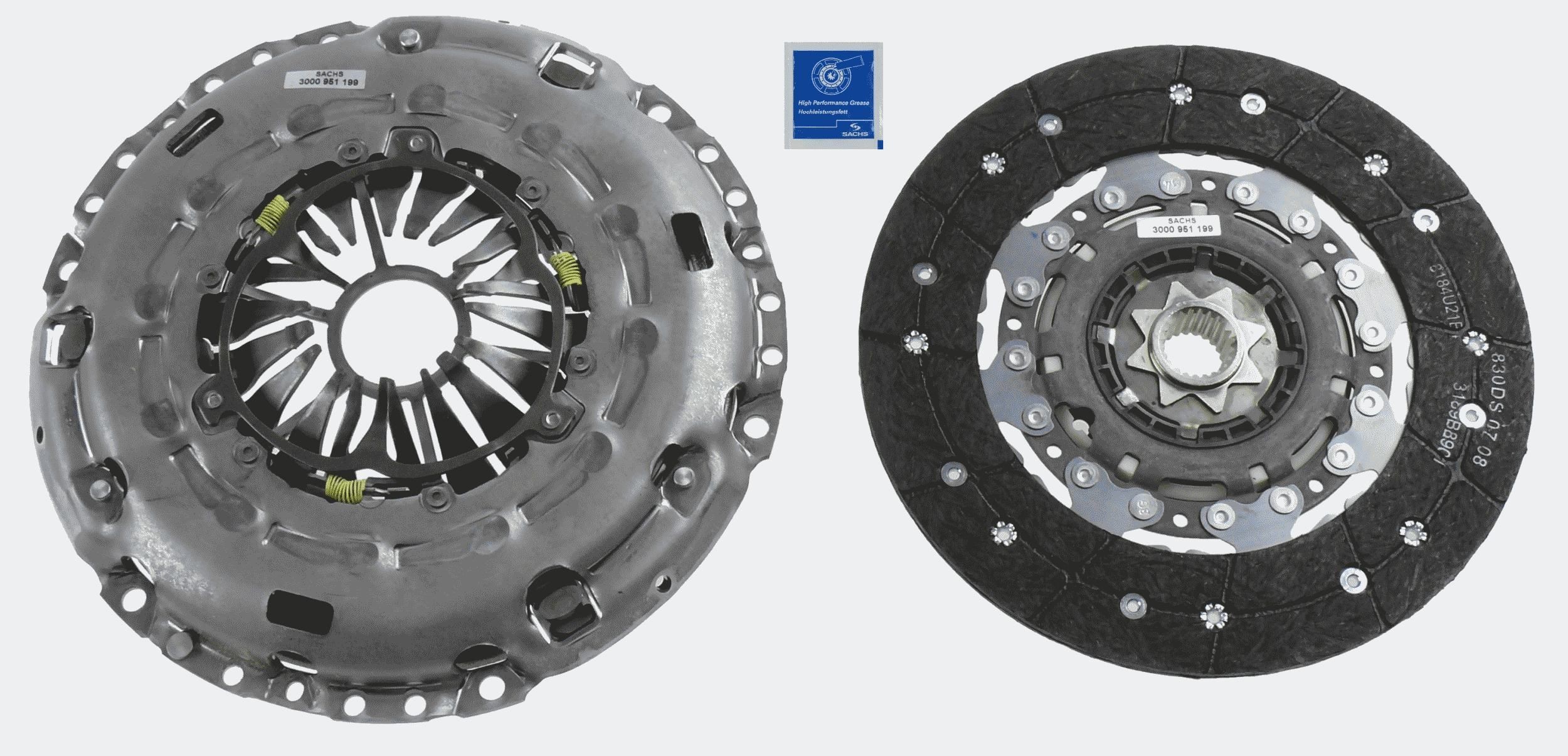 SACHS 3000 951 199: Kupplungssatz ohne Ausrücklager XTend