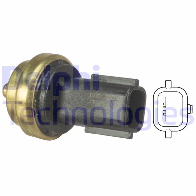 DELPHI TS10458: Sonde de température, liquide de refroidissement