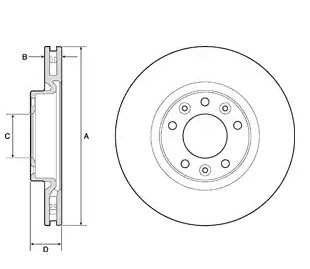 VAICO V22-80009: Bremseskive foraksel, Ø: 283mm, ventileret, Ø: 283mm, Original VAICO Quality