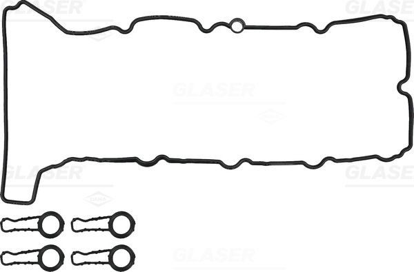 GLASER V38782-00: Set garnituri, Capac supape ACM (cauciuc poliacrilic)