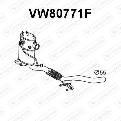 VENEPORTE VW80771F: Tahmafilter koos osadega