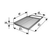 PZL Filters WA50299: Ilmansuodatin