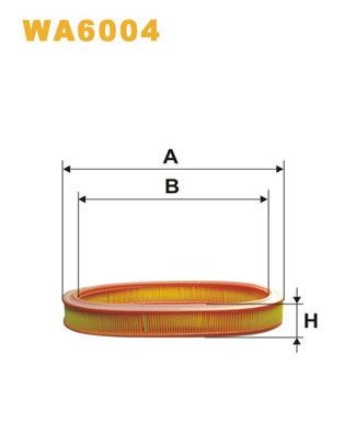 WIX FILTERS WA6004: Filtro aria