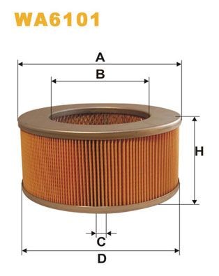 WIX FILTERS WA6109: Filtro aria