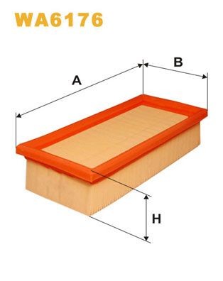 WIX FILTERS WA6176: Въздушен филтър