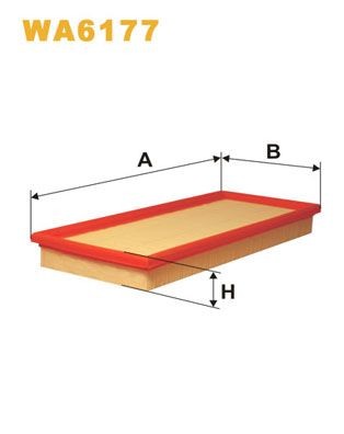 WIX FILTERS WA6177: Gaisa filtrs