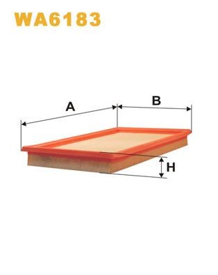 WIX FILTERS WA6183: Filtro aria