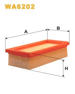 WIX FILTERS WA6202: Φίλτρο αέρα