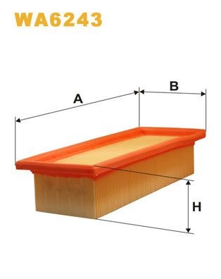WIX FILTERS WA6243: Filtro aria