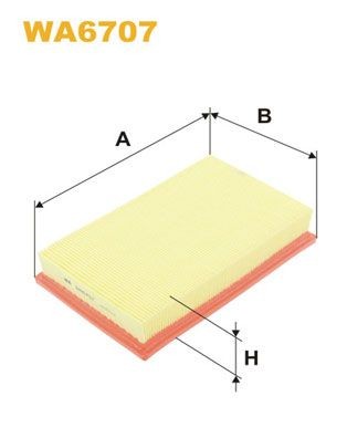 WIX FILTERS WA6707: Gaisa filtrs