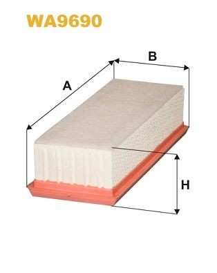 WIX FILTERS WA9690: Filtro aria