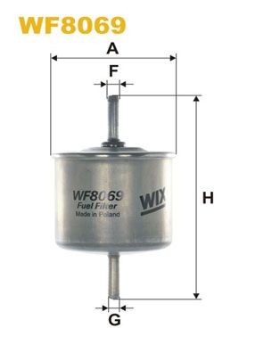 WIX FILTERS WF8069: Degvielas filtrs