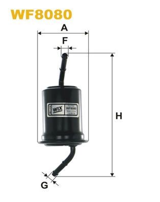 WIX FILTERS WF8080: Degvielas filtrs