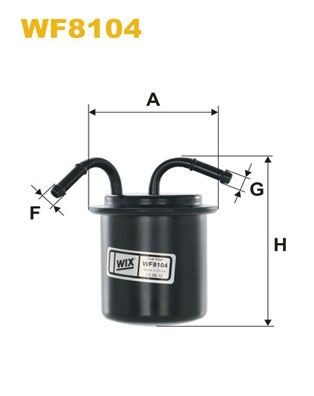 WIX FILTERS WF8104: Degvielas filtrs