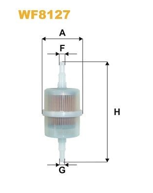 WIX FILTERS WF8127: Brændstof-filter