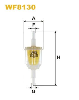 WIX FILTERS WF8130: Polttoainesuodatin