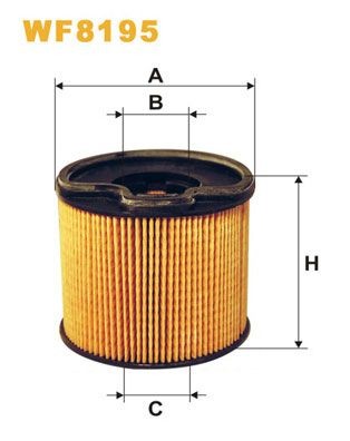 WIX FILTERS WF8195: Brændstof-filter