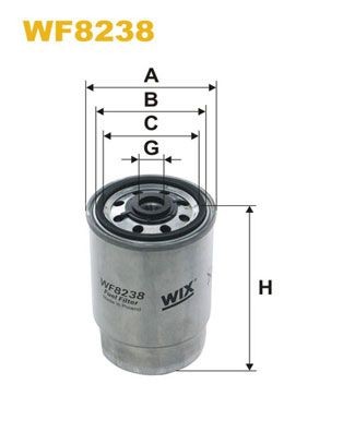 WIX FILTERS WF8238: Kraftstofffilter
