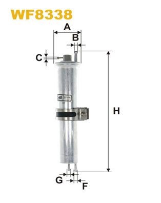 WIX FILTERS WF8338: Filtro combustible