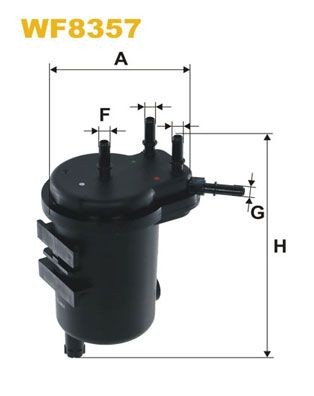 WIX FILTERS WF8357: Degvielas filtrs