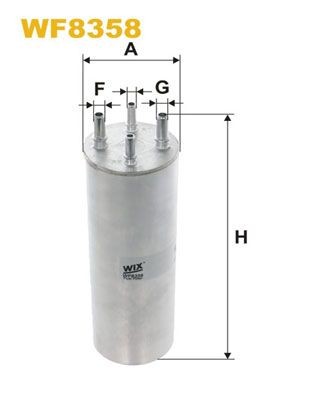 WIX FILTERS WF8358: Filtro carburante