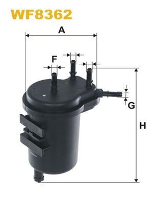 WIX FILTERS WF8362: Degvielas filtrs