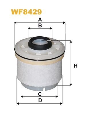 WIX FILTERS WF8429: Degvielas filtrs