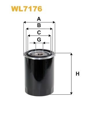 WIX FILTERS WL7176: Filtro olio