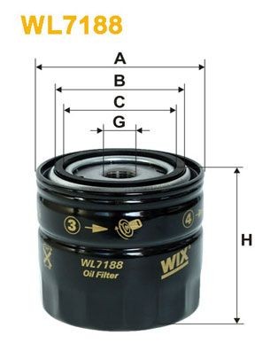 WIX FILTERS WL7188 Ölfilter