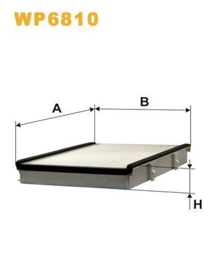 WIX FILTERS WP6810: Filtrs, Salona telpas gaiss Daļiņu filtrs